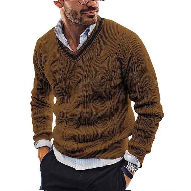 Men Pullover Autumn Winter V-Neck Soft Warm Sweater Jumper Knitted Sweaters – V-Neck Pullover and Mens Sweater price|<span style="color:|000000;"><span style="font-style:normal;"><span style="text-decoration:none;">XS-S-M-L-XL-2XL-3XL-4XL