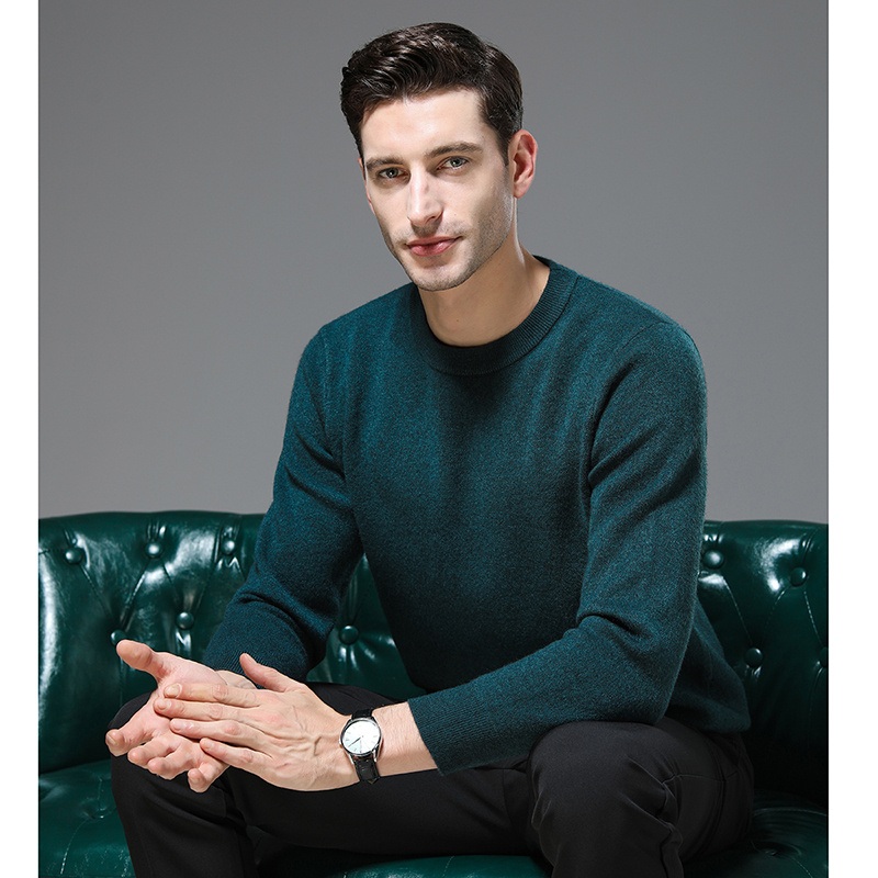 Mens Anti-Pilling Heavyweight Wool Crewneck Sweater – Long Sleeve Winter Knitwear, Thick Soft Pullover for Casual & Business – Mens Anti-Pilling Wool Sweater and Heavyweight Crewneck Knitwear price|Shanghai, China