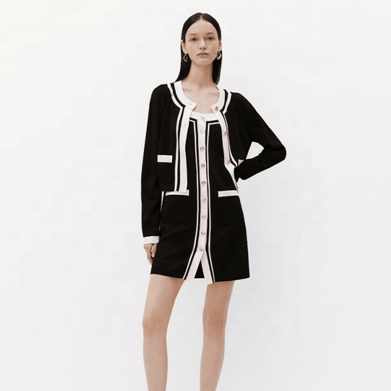 Stylish Two-Piece Skirt Set for Women in Spring and Autumn – Women Dress and Stylish Skirt Set price