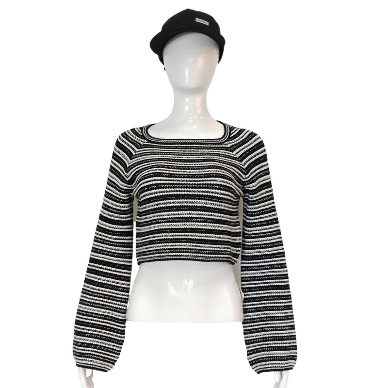 Womens Casual Slim-Fit Interior Stylish Shirt Breathable Polyester Wool Knitwear Striped Crewneck Top Sweater Loose – Sweater and Sweater Loose price|Fabric