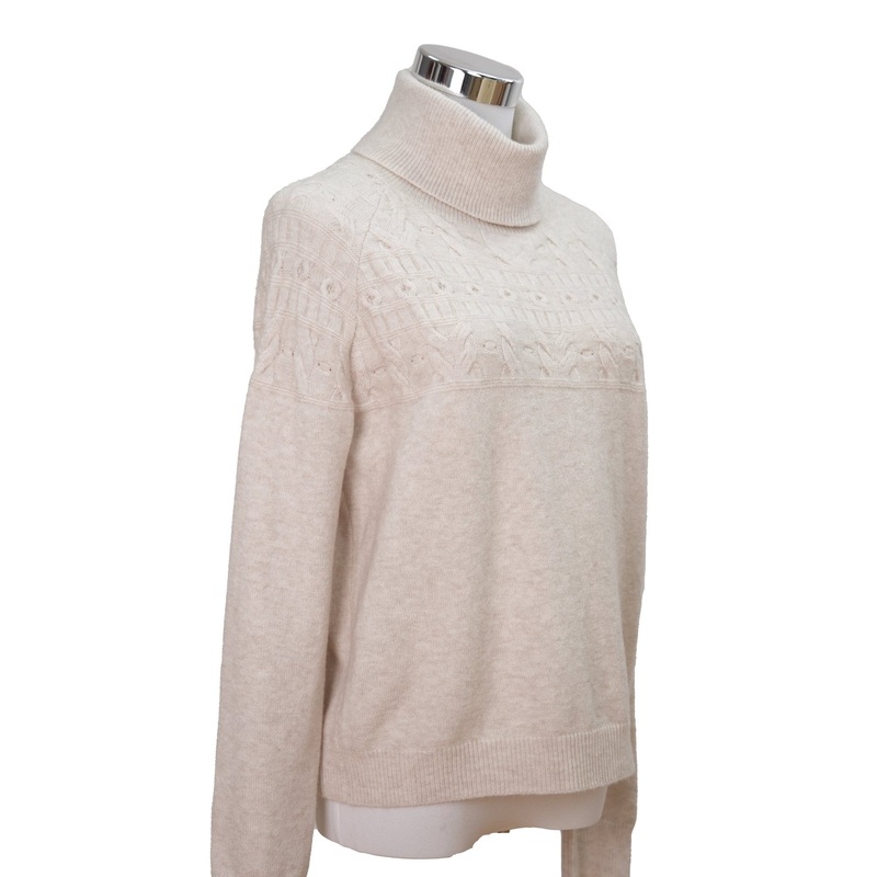 Womens Fall and Winter Clothing – Cream White Turtleneck Pullover Sweater – Pullover Sweater and Womens Sweater price
