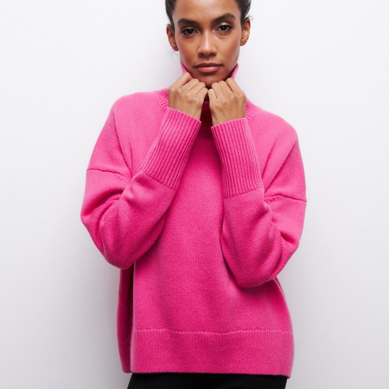 Cozy Mock Neck Pullover Sweater for Adults – Stylish Jumper, Ersatile Adult Pullover with Mock Neck, No MOQ – Cozy Pullover and Stylish Pullover price