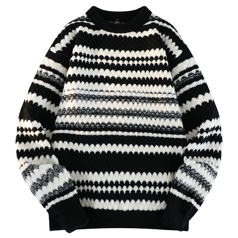 Nnr Striped Round Neck Long Sleeve Sweater for Men – Men Sweater and Sweater price
