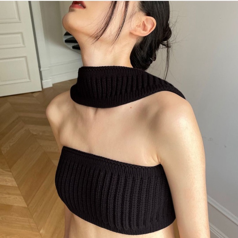 Summer Female Clothing Women Sexy Fashion Vacation Knit Sweater Vest Crop Tank Top – Crop Tank Top and Women Sweater price