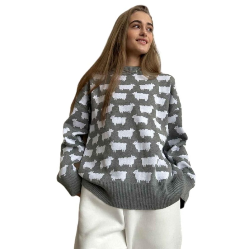 Wholesale Factory Direct Premium Womens Classic Fine Regular Neck Office Sweater – Sweater and Knitted Sweater price