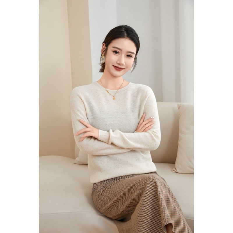 Womens Relaxed Fit Elastic Ultra Soft Pullover Sweater 91%Wool+9%Lurex – Wool Sweater and Womens Sweater price