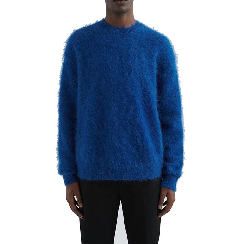 2025 New Style Custom Soft Fuzzy Brush Mens Mohair Knitted Sweater Custom Embroidery Logo Pullover Oversized Sweater – Pullover Sweater and Oversized Sweater price|<span><span><span><span><span><span><span><span><span><span><span><span><span><span><spa