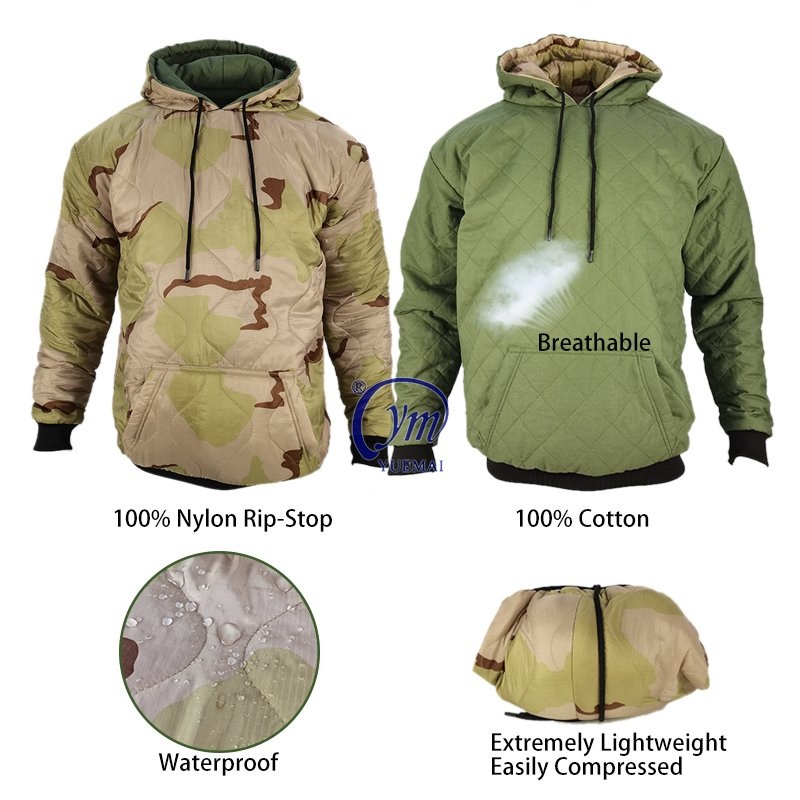 Camouflage Waterproof Warm Mens Nylon Outdoor Woobie Hoodie Pullover Jacket – Woobie Jacket and Pullover Jacket price