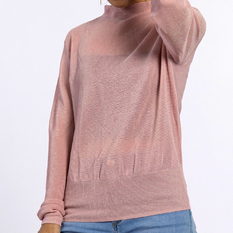 Custom Fashionable Female Gauze Fabric Knitted Female Shirts O-Neck Women Casual Top – Women Top and Women Shirts price