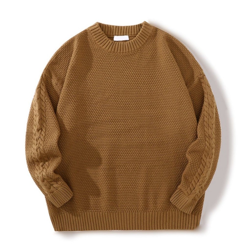 Custom High Quality Cotton Leisure Plain Knitted Men Sweater – High Quality Sweater and Leisure Men Sweater price