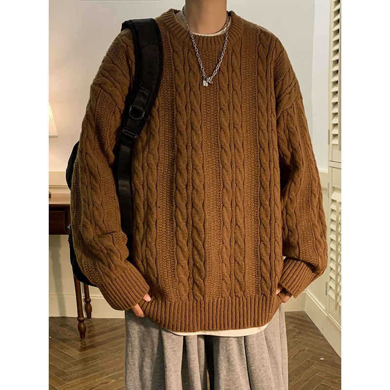 Custom OEM/ODM Fashion Logo Knitted Jumper Pullover Embroidery Cotton Sweaters Custom Crewneck Sweater – Custom Crewneck Sweater and V Neck Pullover price