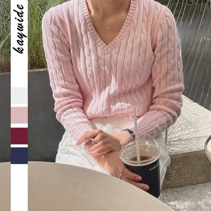 European and American Fashion Casual Solid-Color Base Sweater Woolen Womens Clothing 2025 Autumn/Winter – Womens Clothing and Fashion Casual Clothing price