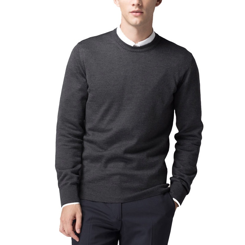 Merino Clothing Nz Men S Pullover 100% Natural Merino Wool Crew Neck Jumper Sweater – Merino Sweater and Merino Wool Sweater price|XS-5XL