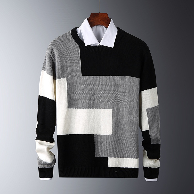 Nnr Long Sleeve Jacquard Pullover Knitted Men Winter Cotton Sweaters Men – Men Sweater and Sweater price