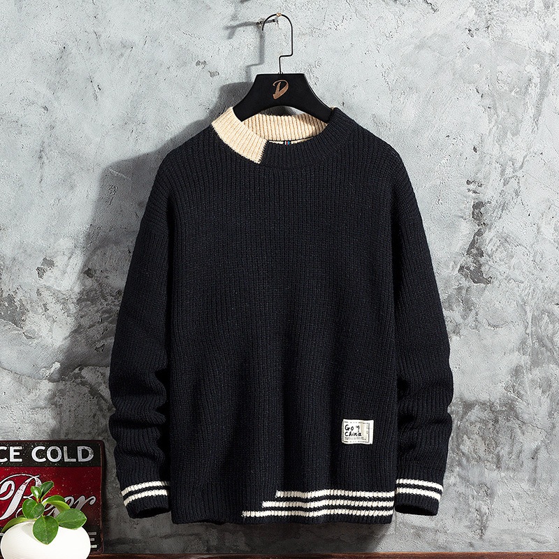 Nnr Mens Crew Neck Knit Sweater Strip Mix Colors – Men Sweater and Sweater price