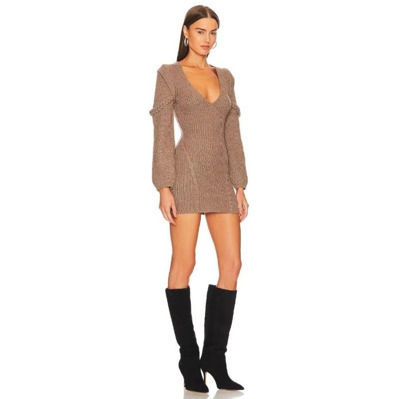 Design Women Clothing Dressing Elegant Crochet Knitted Dress Long Sleeve Sexy Knitwear Womens Sweater Dress – Sweater and Womens Pullover Sweater price|Founded in 1997,Layois a comprehensive group company integrating the import and expor