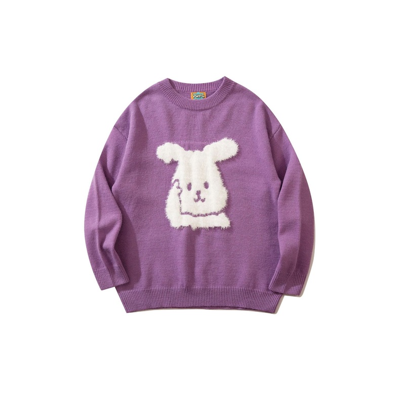 Girls New Arrival Crew Neck Batwing Sleeve Loose Carton Print Pullover Sweater – Pullover Sweater and Crew Neck Batwing Sleeve Sweater price|<span style="color:|000000;"><span><span><span>S-XL