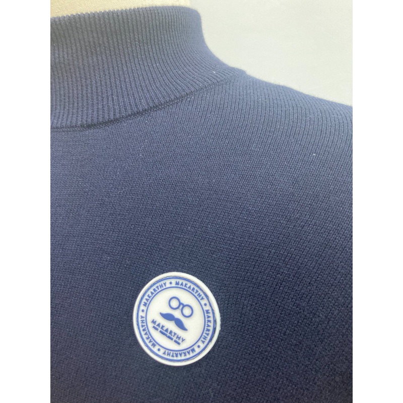 Men S Sweater Quarter Zip Leather Puller High-Neck Jumper Sweater – Men Sweater and Fashion Sweater price