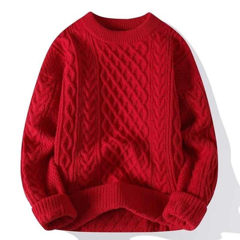 Mens High Street O-Neck Collar Quilted Cashmere Sweater Winter Pullover Outwear with Print Logo Design for Spring Fall Summer – Pure Cotton Sweater and Knitting Shirt Pullover Mens Sweater price
