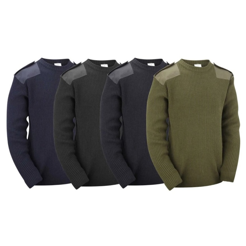 Original British Pullover Commando Green Olive Sweater Wool Men Jumper – Sweater and Pullover price