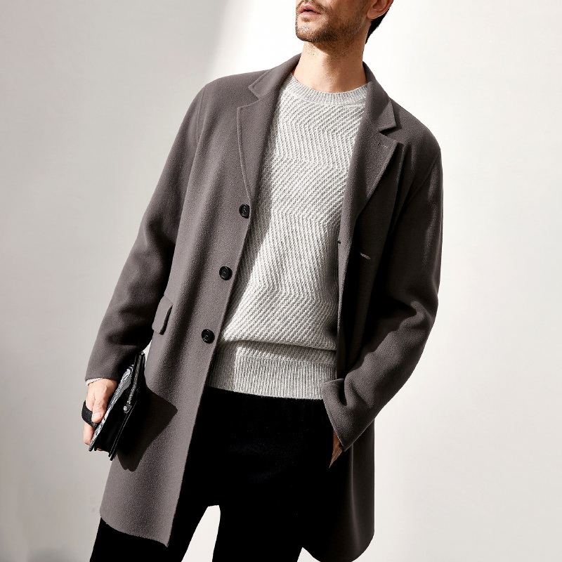 Pure Cashmere Knitting High Quality Oversized Crew Neck Sweaters for Men. – Mens Cashmere Sweater and Pure Cashmere Oversized Knitting price