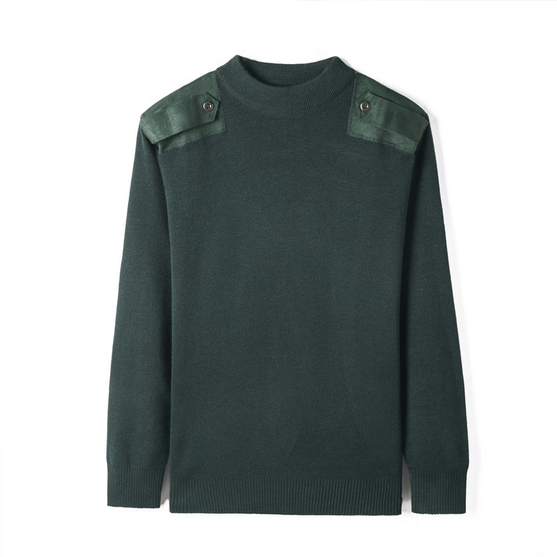 Wholesale Winter Outdoor Warm Woolen Sweater Security Long Sleeve Cold Olive Green Sweater – Security Long Sleeve Sweater and Long Sleeve Sweater price