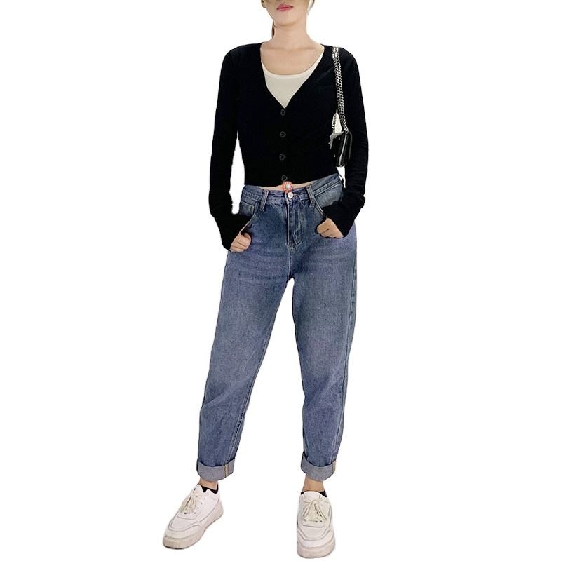 Women Skinny V Neck Cropped Top Fashion Fancy Cardigan Sweater – Cardigan Sweater Women and Ladies Winter Cardigan Sweater price