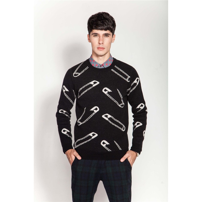 Wool Cashmere Crew Neck Knit Men Sweater – Sweater and Men Sweater price