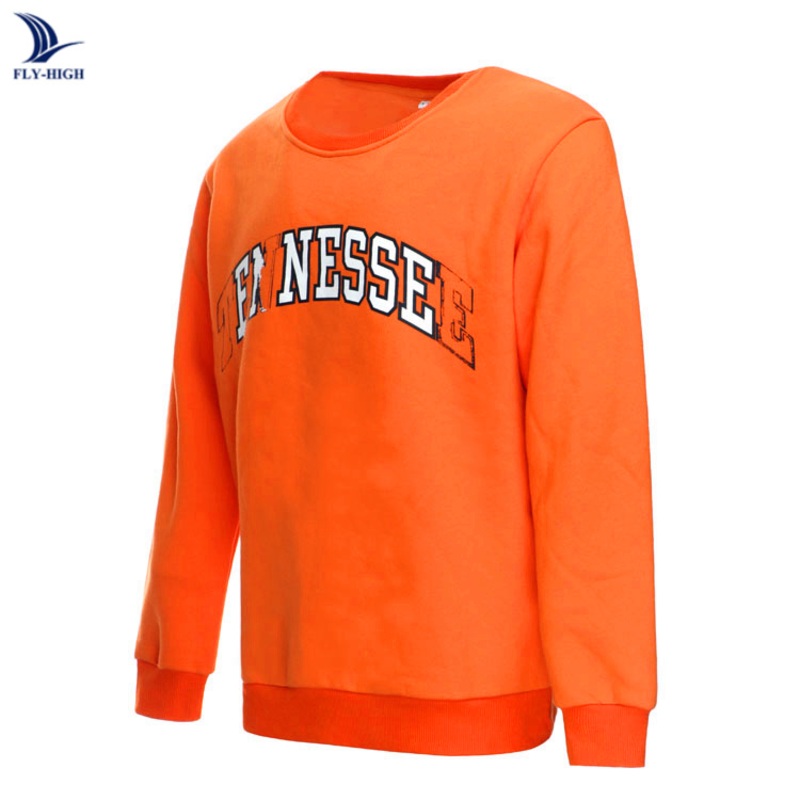 2019 Wholesale Custom Orange Color Print Letter Logo Men Jogging Suit Women Sweatshirt From China – Sweater and Mens Round Neck Sweater price