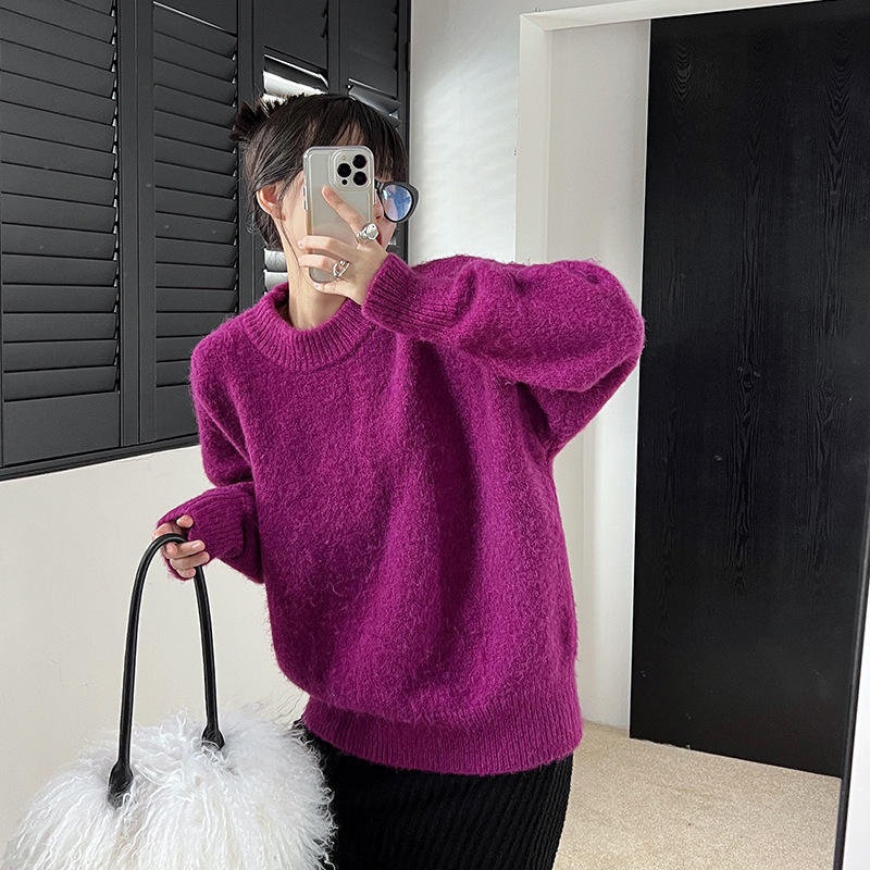 Candy Color Thickened Half Turtleneck Sweater for Ladies – Winter Sweater Women and Ladies Sweater for Winter price