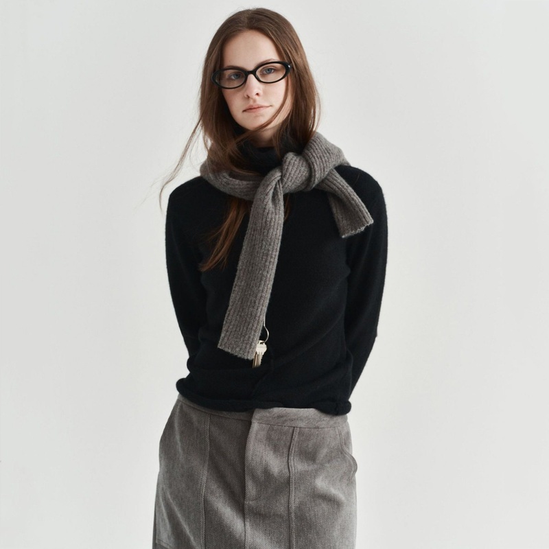 Factory Customization Elegant High Collar Womens Sweater for Winter Wear – Cable Knit Pants and Dog Pattern Sweater price
