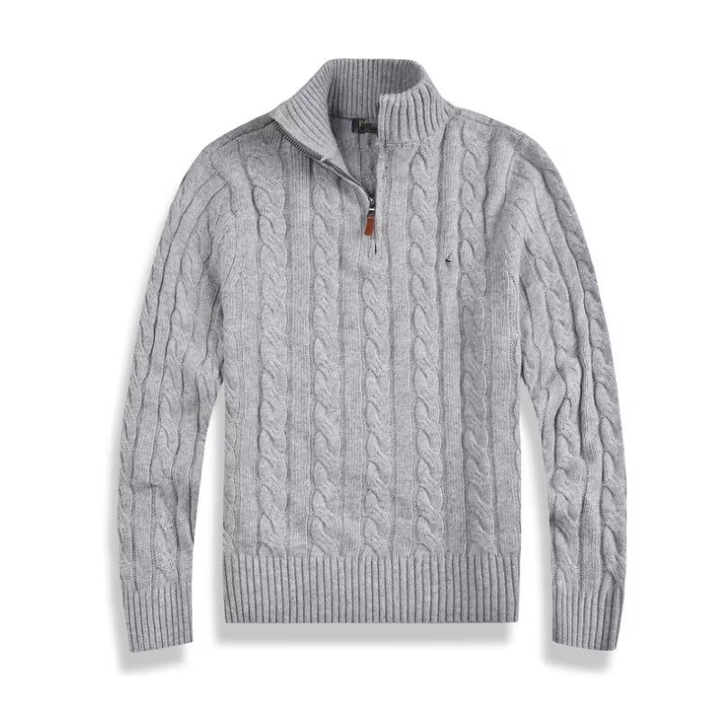 High Quality Knitted Sweater Long Sleeved Knitted Pullover Sweater – Sweater and Sweater with a Collar price