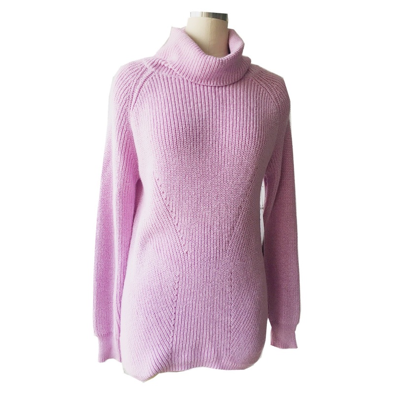 Wholesale 53%Cotton 31%Acrylic 7% Lurex 9%Other Ladies Knit Sweater – Clothing and Knit price