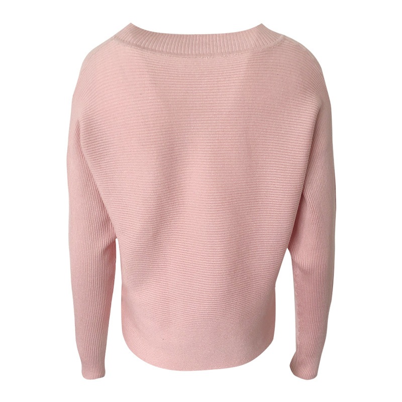 Womens Autumn Winter Hot New Ladies Sexy Slash Neck Trendy Women Knitted Warm Sweater Loose Jumpers Pullovers – Decor and Fashion price