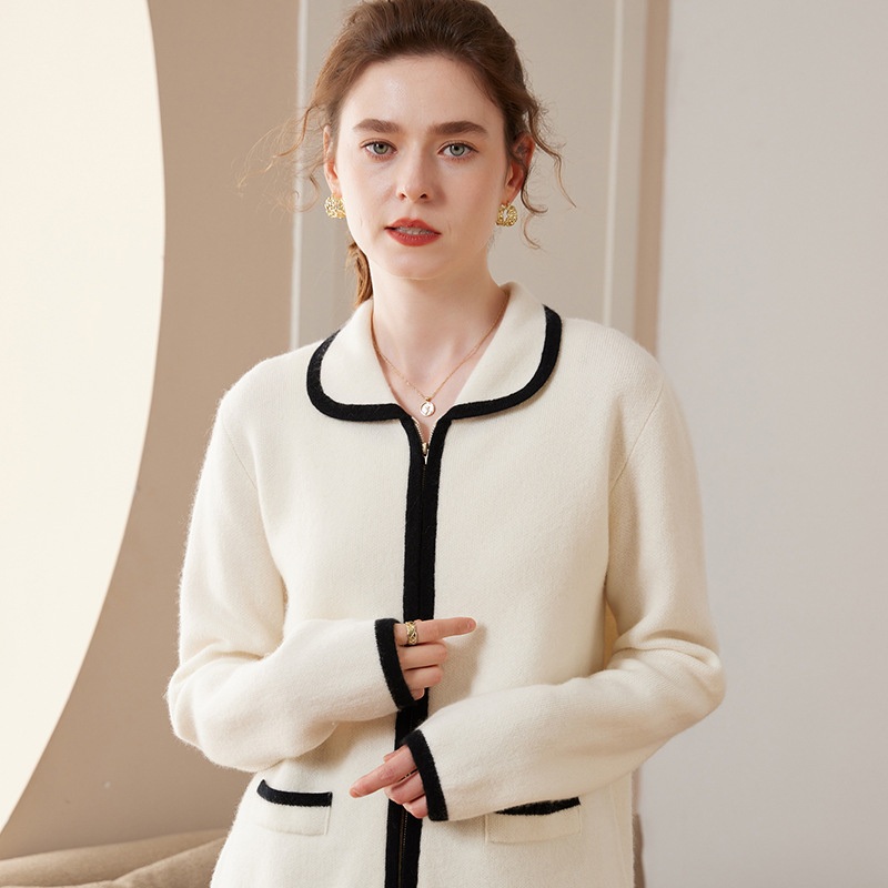 Autumn and Winter New Cashmere Cardigan Loose Zipper Knit Thickened Sweater for Women – Everyday Clothing and Ladys Garments price