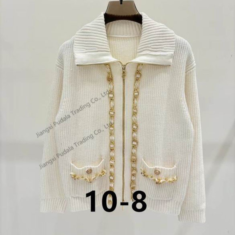 Long Sleeve Warm Comfortable Cardigan with Zipper Women Lady Knitted Sweater Fashion Top – Sweater and 1: 1 Sweater price