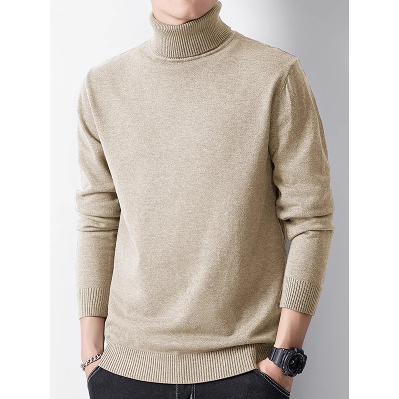 Mens Winter Solid Sweaters: Fleece-Lined, Turtleneck, Warm, Multi-Color. Custom & Wholesale – Sweater and Sweater with a Collar price