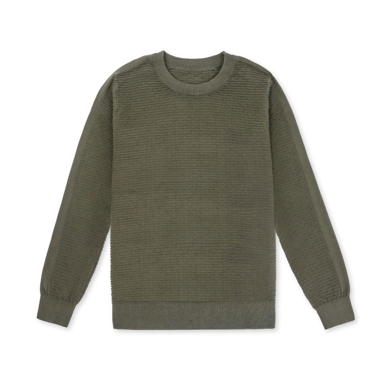 Wholesale New Design Pullover Loose Long Sleeve Knitwear Mens Solid Color Sweater – Mens Knitted Sweaters and Knitwear Men price