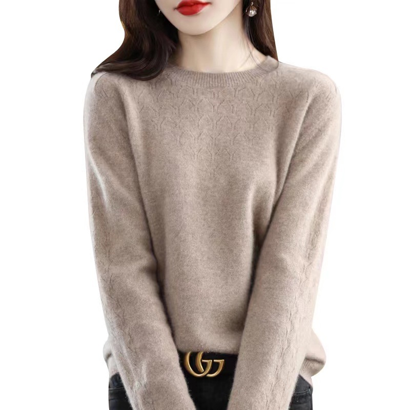 Women S Loose Fit Round Neck Cashmere Pullover Sweater – Sweater and Round Neck price