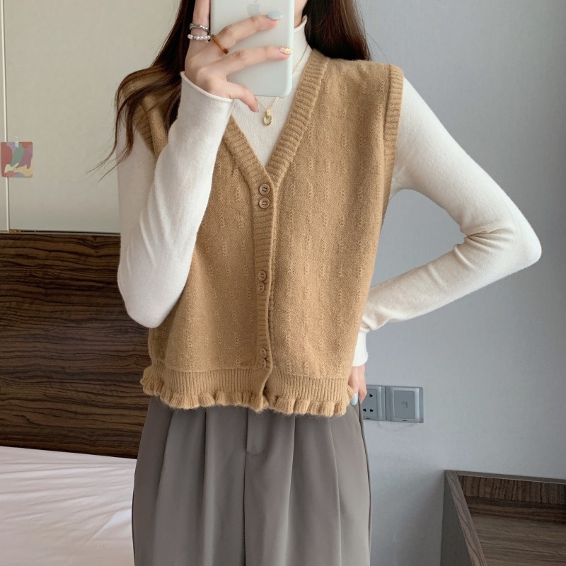 Cozy 100% Polyester Computer Knitted Pullover Sweater for All Seasons – Cozy Knitted Sweater Vest and Warm Button-up Jacket price