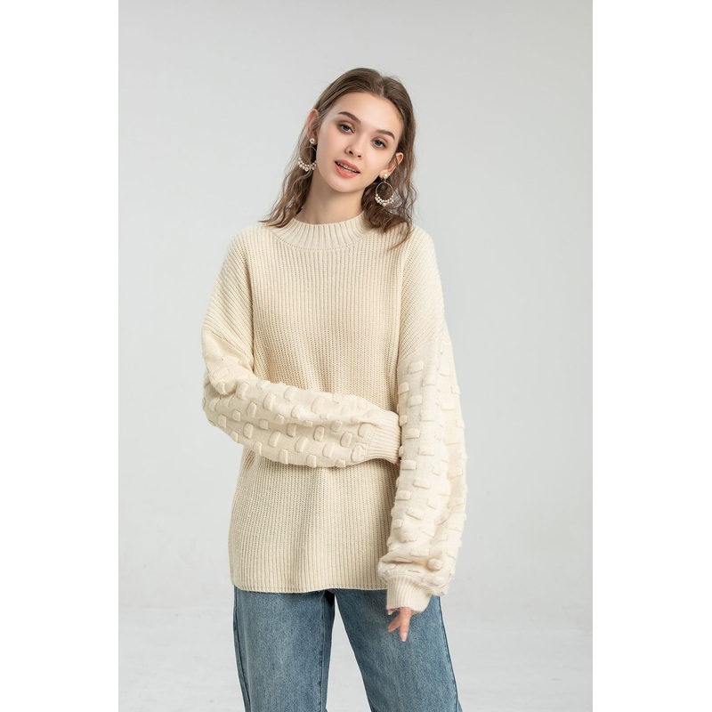 Cozy Long Sleeve Loose Sweater – Anti Pilling Yarn Dye Pullover – Cozy Pullover and Loose Sweater Pullover price