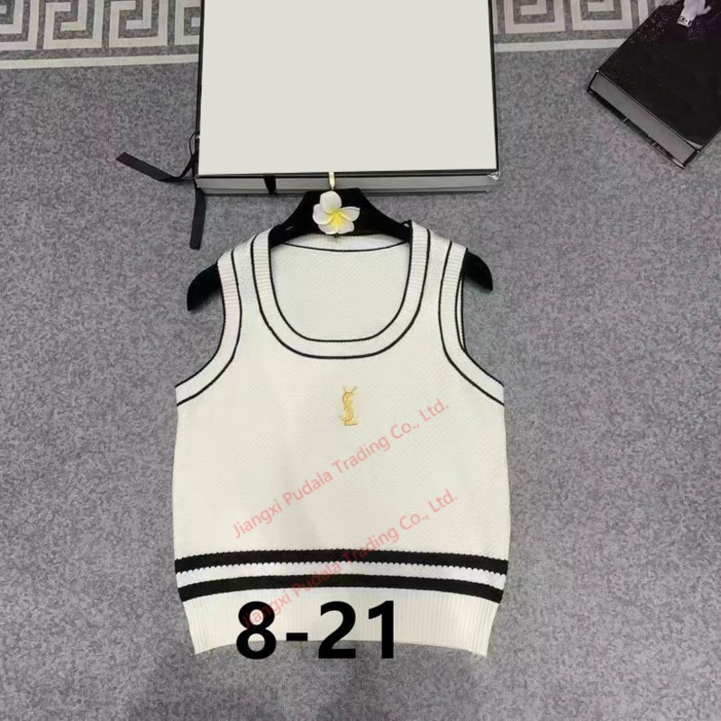 Custom Cozy Two-Tone U-Neck Knitwear Slim Sweater Womens Knit Sweater Vest – Sweater and 1: 1 Sweater price