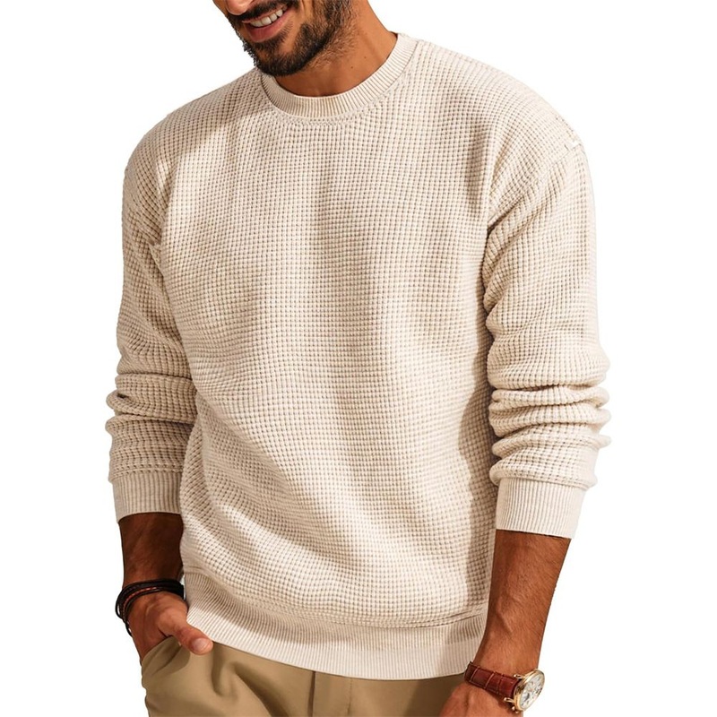 Factory Good Price Customized Long Sleeve Soft Mens Pulloverfashionable Cotton Sweater – Comfortable Warm Sweater and Cozy Warm Sweater price