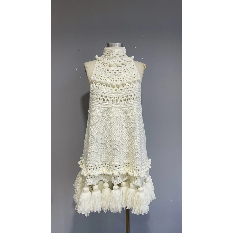 Fashion Crochet Womens Vest Dress Knitted Sweater Clothes with Pointelle Design – Clothes and Fashion Women Clothes price