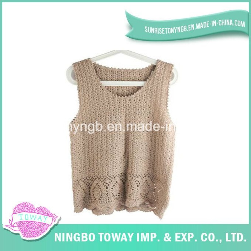 Hand Sweater High Quality Crochet Wool Knitting Vest-06 – Weaving Vest and Lady Vest price