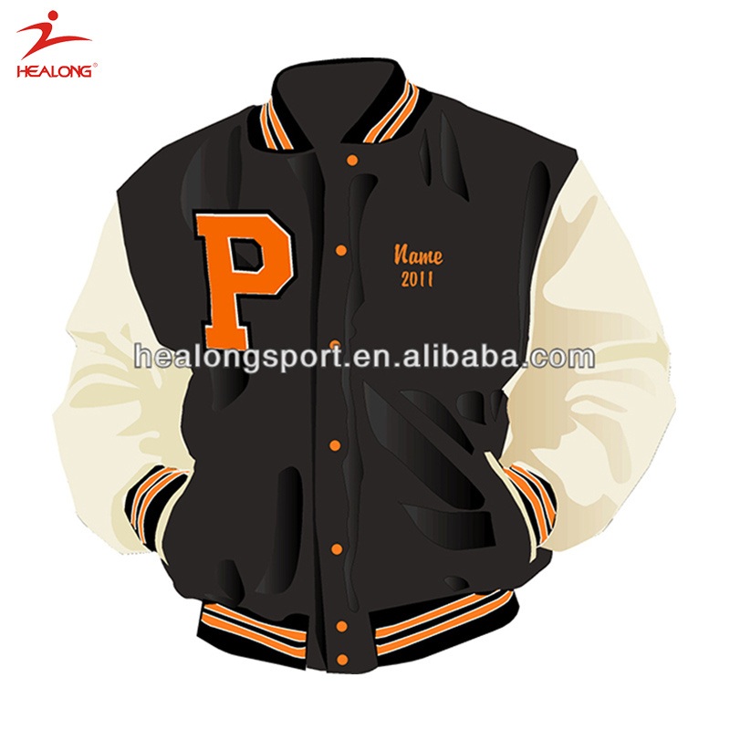 Healong Customzied Sportswear Mens Any Size Baseball Jacket – Baseball Jacket and Jacket price