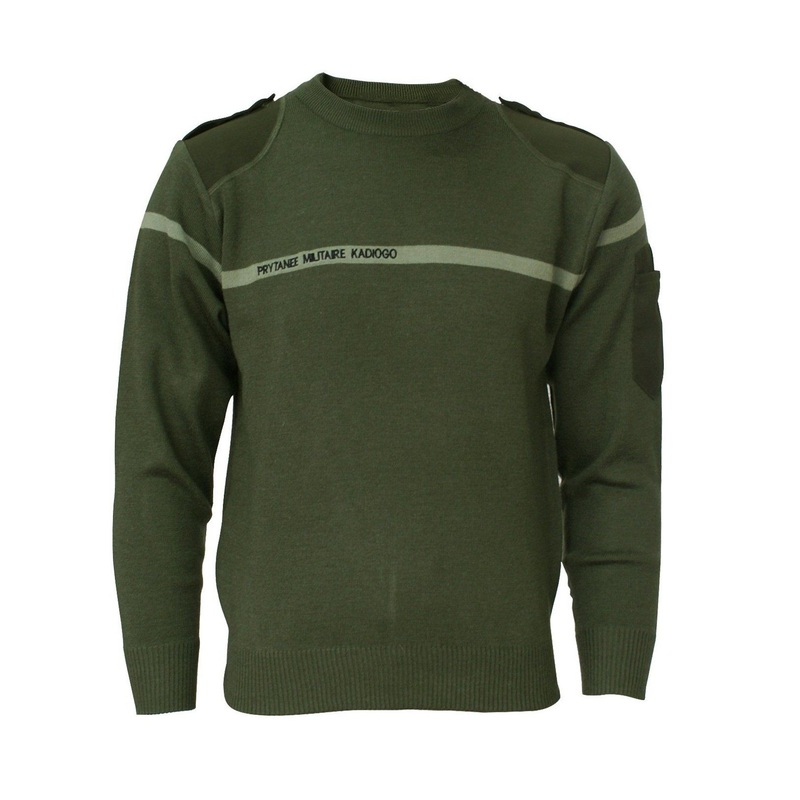 Tactical Olive Green Men Wool Long Sleeve Sweater – Wool Pullover and Comfortable Clothes price