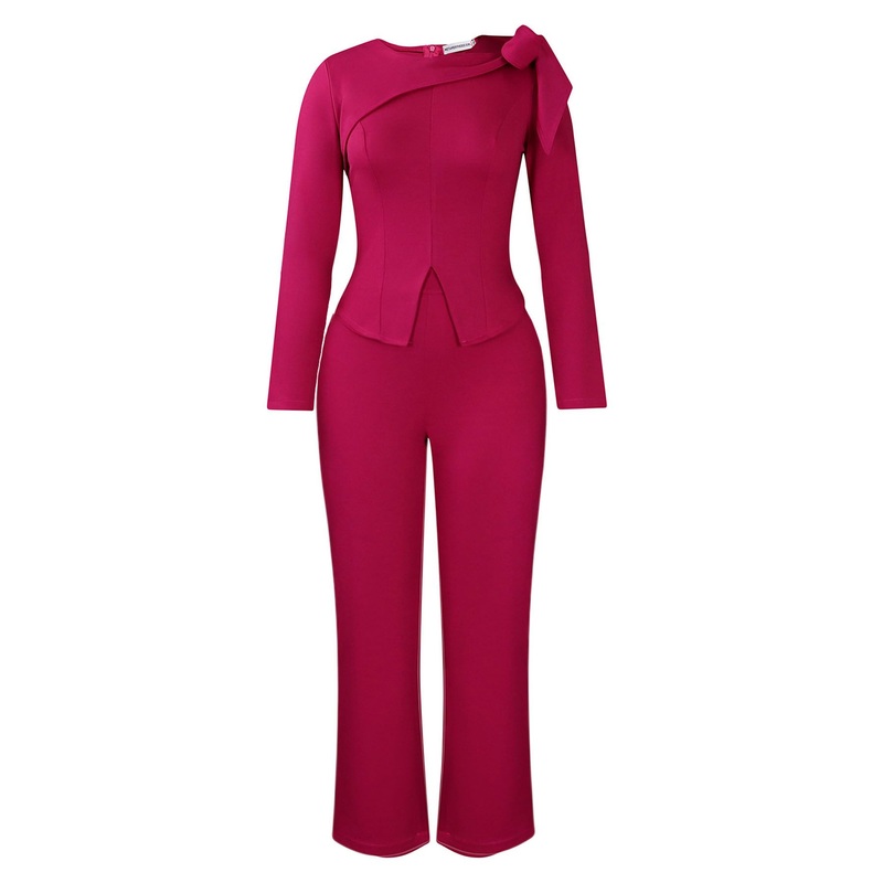 Womens Fashion Comfortable Suit Solid Color Ladies Fit Clothes – Two-Piece Set and Fashion Clothes price