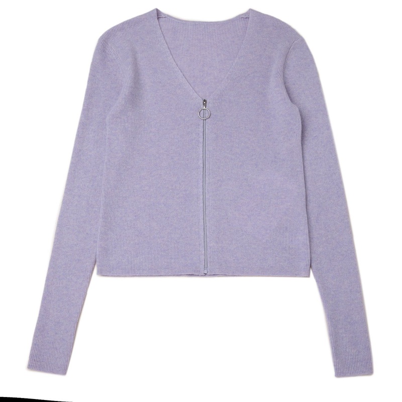 Pure 100% Cashmere Knitwear Full Zipper Cardigan Stitch Chic Knitting Women Sweater Cashmere Cardigan – Cashmere Sweater Cardigan and Knitwear price