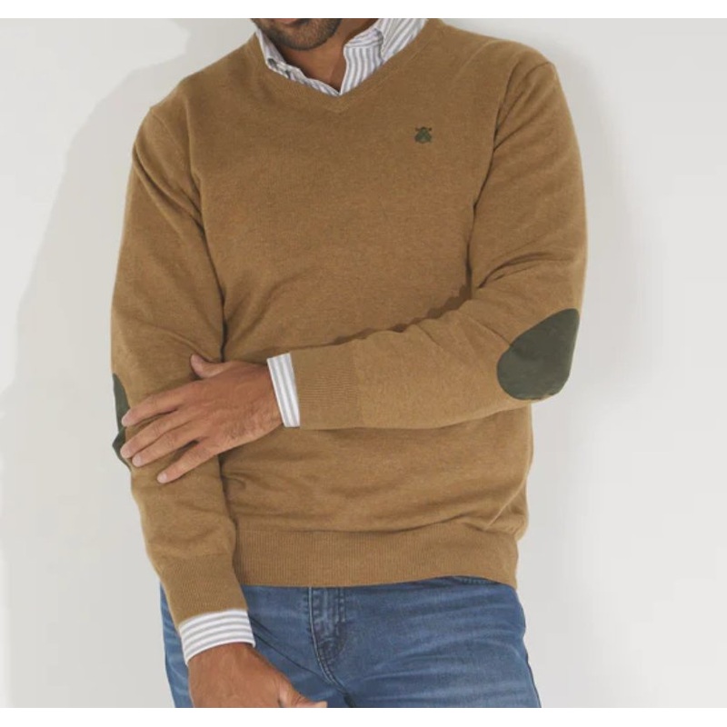 V-Neck Knitwear Mensweater Leisure Coat Soft Winter Clothes with Embroidery – Men Sweater and Fashion Sweater price